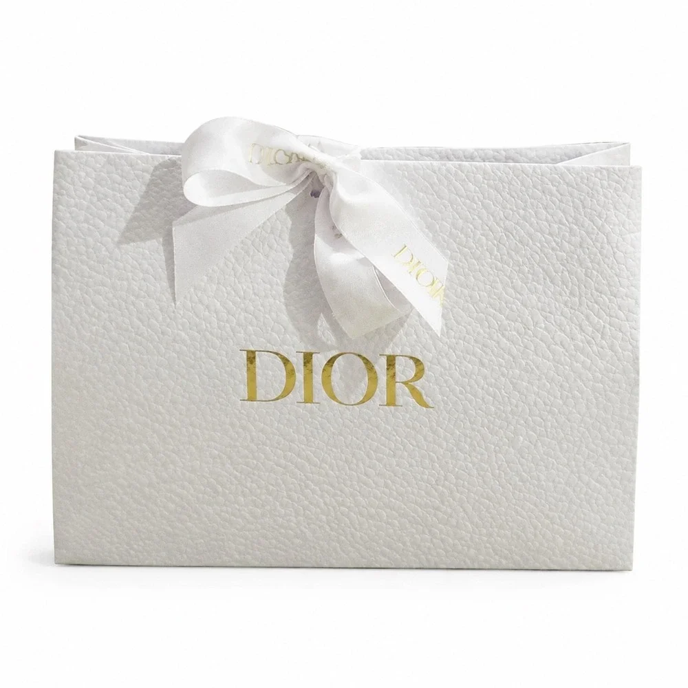 Dior white textured
